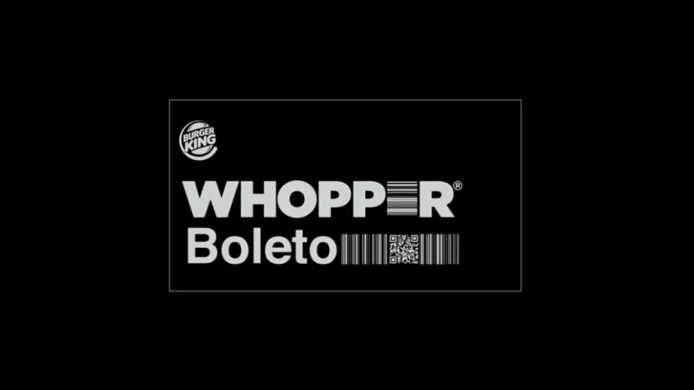 Nova campanha do Burger King revela o maior medo dos brasileiros: boletos