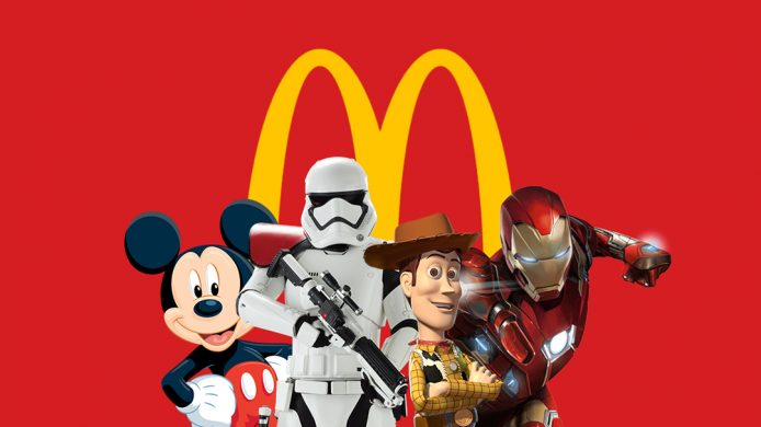 McDonald’s e Disney anunciam parceria de cinco anos