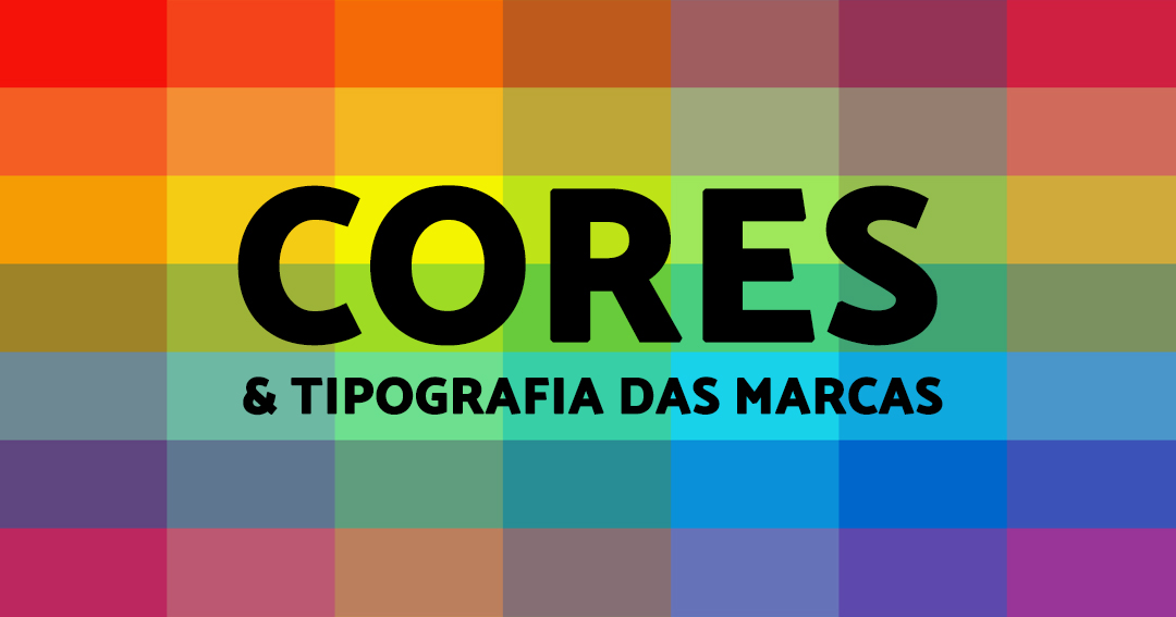 Cores e tipografia do branding