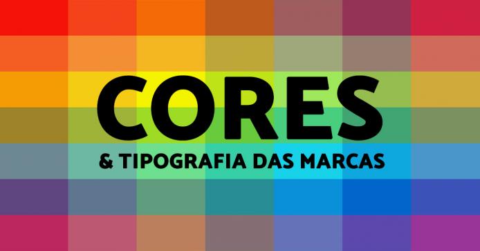 Cores e tipografia do branding