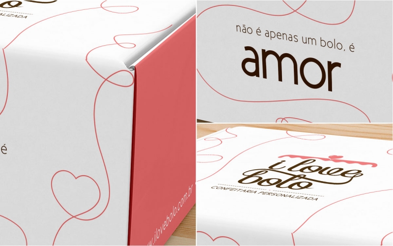 Embalagem caixa para bolos