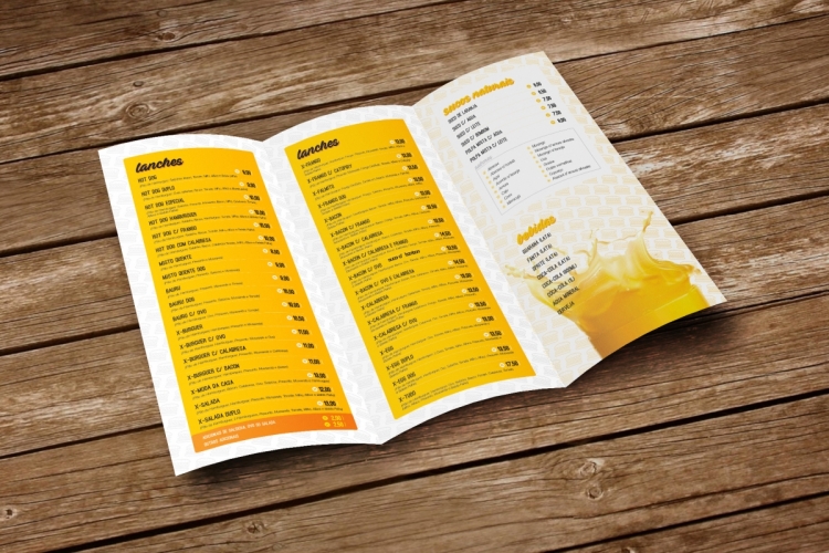 Card&aacute;pio Adriana Lanches